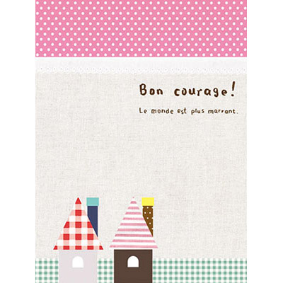 博崴 AF1601 Bon courage 25K平裝筆記-房子 -10本入 / 包  