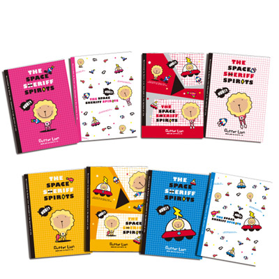 【雄獅】NB254 奶油獅25K筆記本(宇宙正義警察)/本 