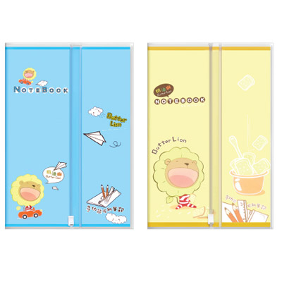 【雄獅】NB-251 奶油獅夾鍊袋筆記本/本 