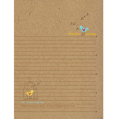 博崴 AO1005 16K平裝筆記-小鳥 -10本入 / 包