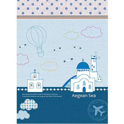 博崴 AF1071 16K平裝筆記(希臘) -10本入 / 包