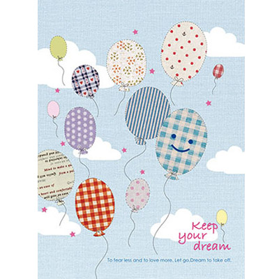 博崴 AF1063 16K平裝筆記(氣球) -10本入 / 包