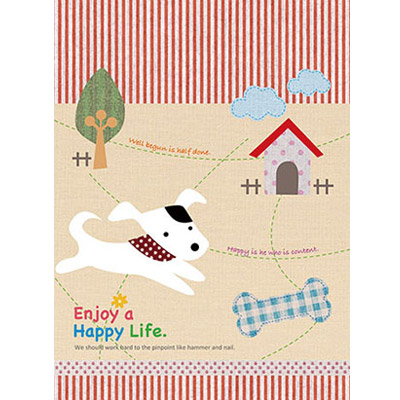 博崴 AF1061 16K平裝筆記(小狗) -10本入 / 包  