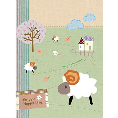 博崴 AF1060 16K平裝筆記(綿羊) -10本入 / 包