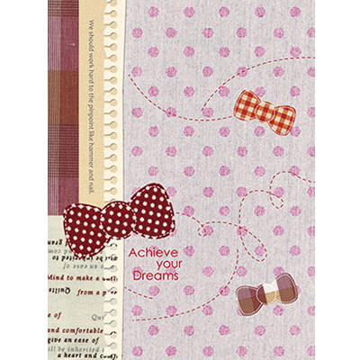 博崴 AF1046 16K平裝筆記(蝴蝶結) -10本入 / 包 