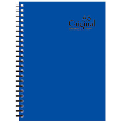 博崴 AD3107 25K原色膠圈筆記-藍(150*210) -3本入 / 包  