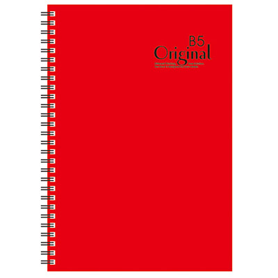 博崴 AD3105 18K原色膠圈筆記-紅(178*258) -3本入 / 包 