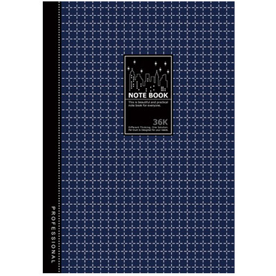 博崴 AO3065 36K透明藍膠皮筆記(122*173) -6本入 / 包 