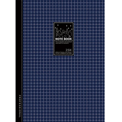 博崴 AO3064 25K透明藍膠皮筆記(144*199) -6本入 / 包 