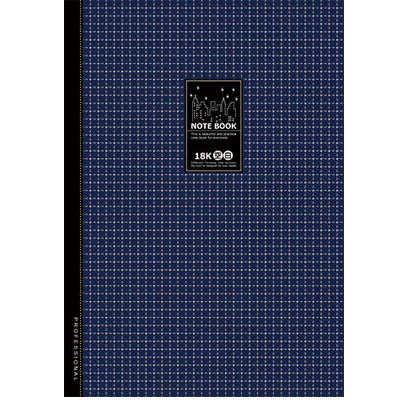 博崴 AO3067 18K透明藍膠皮筆記-空白(176*250) -6本入 / 包  