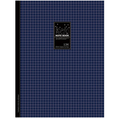  博崴 AO3062 13K透明藍膠皮筆記(210*276) -6本入 / 包