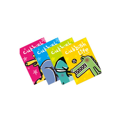 Cubbish A5膠裝左開筆記本-星星動物園系列 橫線(4款) /本 CB100  