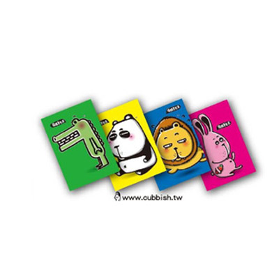 Cubbish A6膠裝左開筆記本-橫線(4款) /本 CB017  