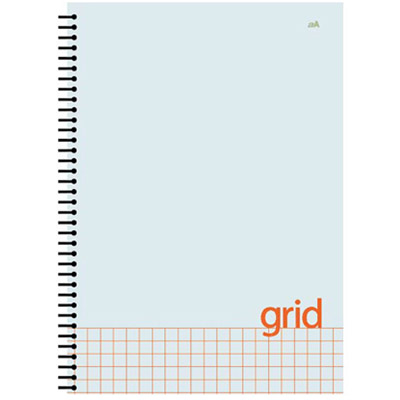Double A A5/18K膠裝筆記本-簡單系列-方格 DANB12090  