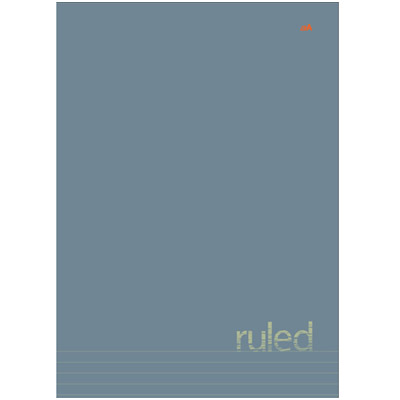 Double A A5/18K膠裝筆記本-簡單系列-橫線 DANB12087/本  