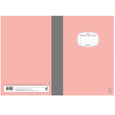 Double A B5每日經典系列-粉紅/本 DANB14005