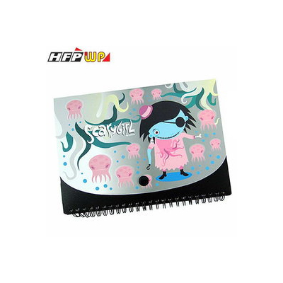  HFPWP 筆記本 (A5) Scarygirl 名師設計精品 台灣製 環保材質 SGNA5  