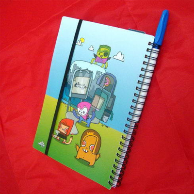 HFPWP 筆記本 A5 Burger twon 名設計師｜ 環保材質 非大陸貨 BTSA5  