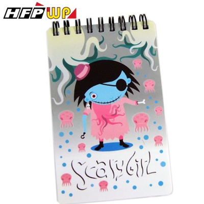 HFPWP 筆記本 (大) Scarygirl 名師設計精品 台灣製 環保材質 SGN58  