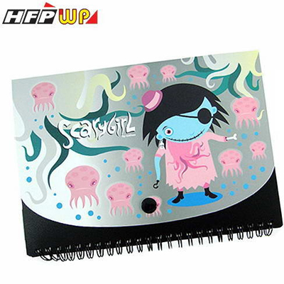 HFPWP 筆記本 (A6) Scarygirl 名師設計精品 台灣製 環保材質 SGNA6  