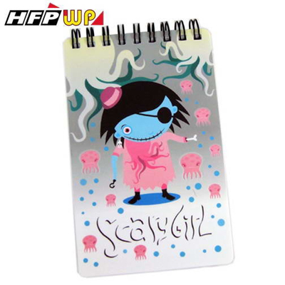 HFPWP 全球限量 Scarygirl 名設計師口袋型直式筆記本 SGN3351  