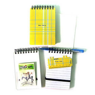  HFPWP 黃色布格子口袋型筆記本 YPN3351  