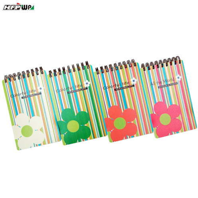 HFPWP 繽紛線條口袋型筆記本 隨機出色 N3351GPF 