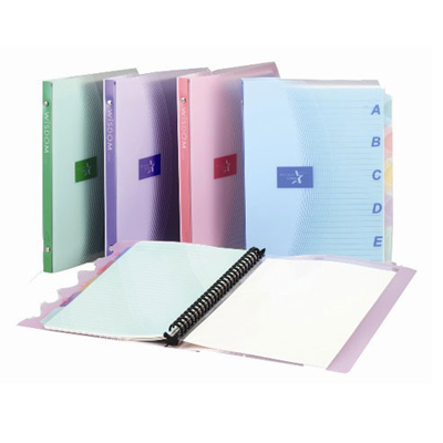 【雙鶖】NT-112 彩姿筆記夾18K 26孔含紙、分隔片/本 