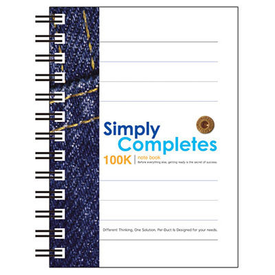  博崴 AO3007 Simply 100K透明PP膠圈筆記 -6本入 / 包