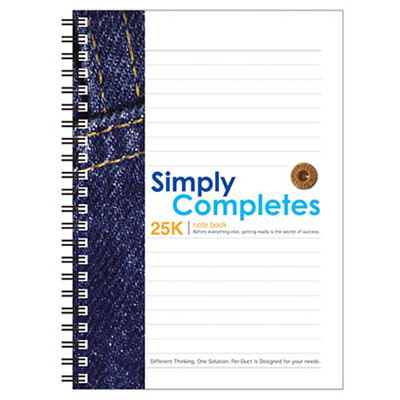 博崴 AO3005 Simply 25K透明PP膠圈筆記 -6本入 / 包
