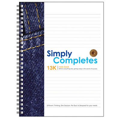  博崴 AO3003 Simply 13K透明PP膠圈筆記 -6本入 / 包  