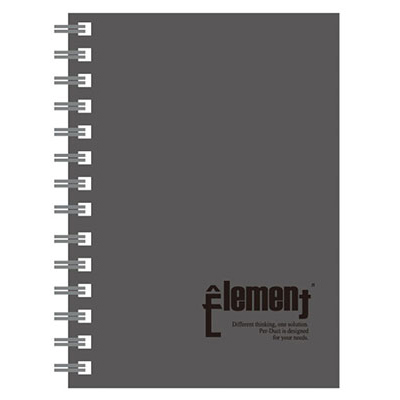 博崴 AD6061 100K左翻PP活頁筆記-黑(76*105) -6本入 / 包  