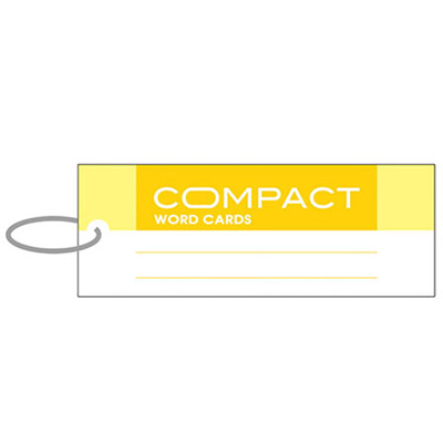 博崴 AO3105 COMPACT單字記憶卡-長黃 -3個入 / 包  