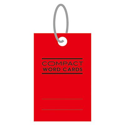 博崴 AO3101 COMPACT單字記憶卡-方紅 -4個入 / 包 