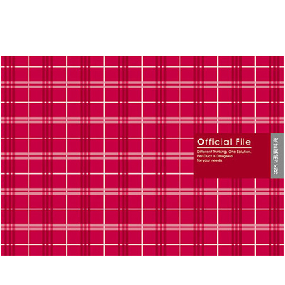 博崴 AO2031 32K布格紋資料卡夾-紅 / 個  