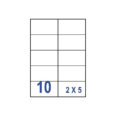 裕德3合1電腦標籤10格直角 20張/包 US59105  