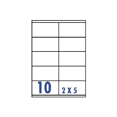 裕德3合1電腦標籤10格直角 100張/包 US4425  