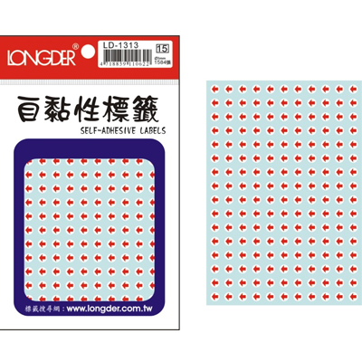 龍德 自黏性標籤 LD-1313 (直徑5mm) /包  