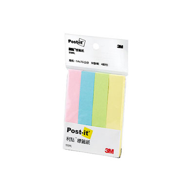 【3M】550RL 可再貼標籤紙系列 4條/包