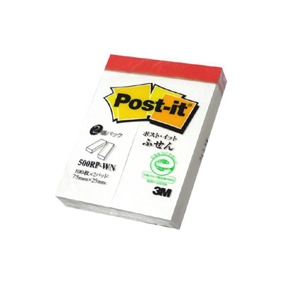  【3M】500W-RP 可再貼標籤紙系列 2條/包  