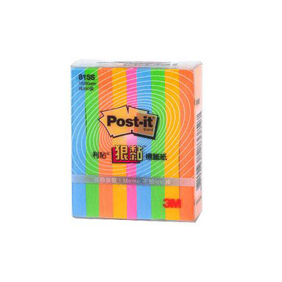 【3M】815S 狠黏可再貼標籤紙系列 5色/包  